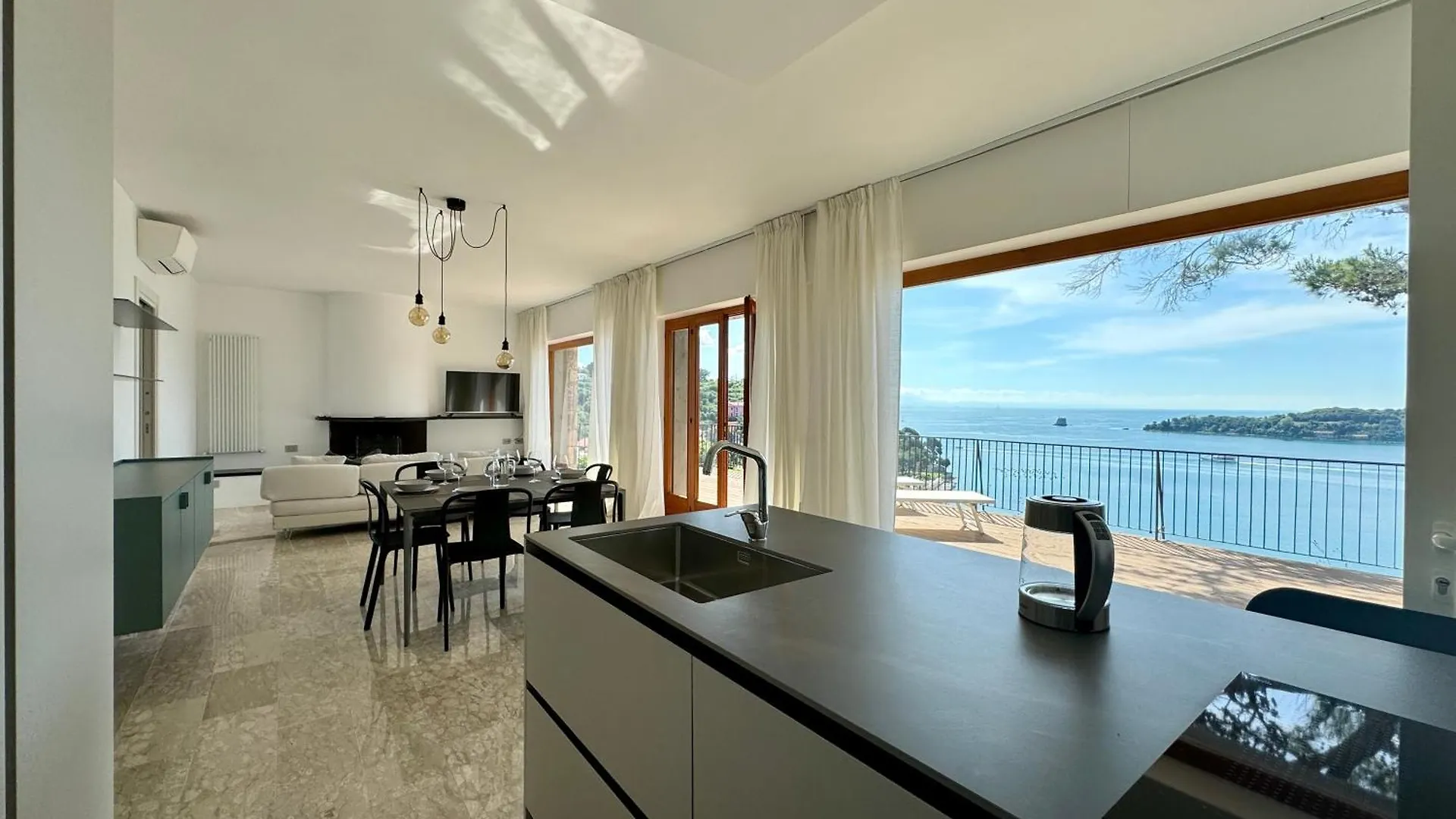 Elegant Modern And Bright Flat With Splendid Terrace Overlooking The Sea And Palmaria Island Modern Designer Interior Accommodates Up To Six People Porto Venere 0*,  Italy